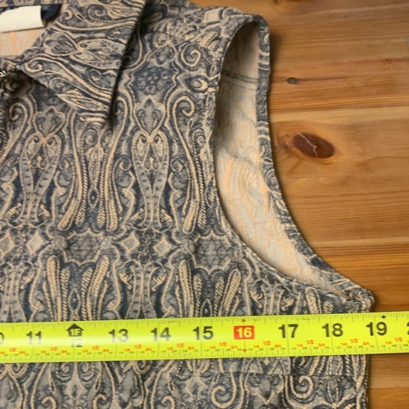 Rainbow Bridge Vintage Zip Up Vest, Stretch - Picture 4 of 11